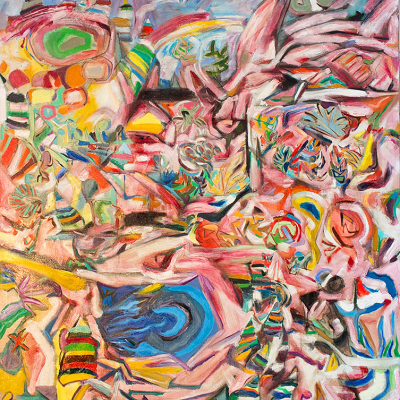 Okanagan Okanagan - Landscapes | oil on canvas | 5'x6' by Chris Harris, artist on Pender Island