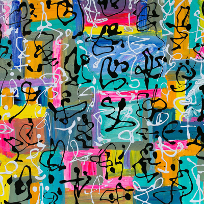 Metis Poem #9 Metis Poem #9 - Metis Poems | acrylic on paper | 30"x22" by Chris Harris, artist on Pender Island